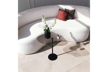 Deluxus Soffbord 60x45x60 cm Oval - Svart - Möbler - Bord & matgrupper - Soffbord