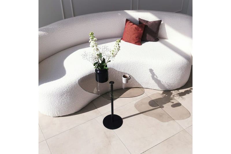 Deluxus Soffbord 60x45x60 cm Oval - Svart - Möbler - Bord & matgrupper - Soffbord