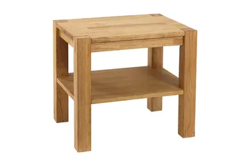 Demottte Sängbord 50 cm med Förvaring Hylla - Ekfanér - Möbler - Bord & matgrupper - Soffbord