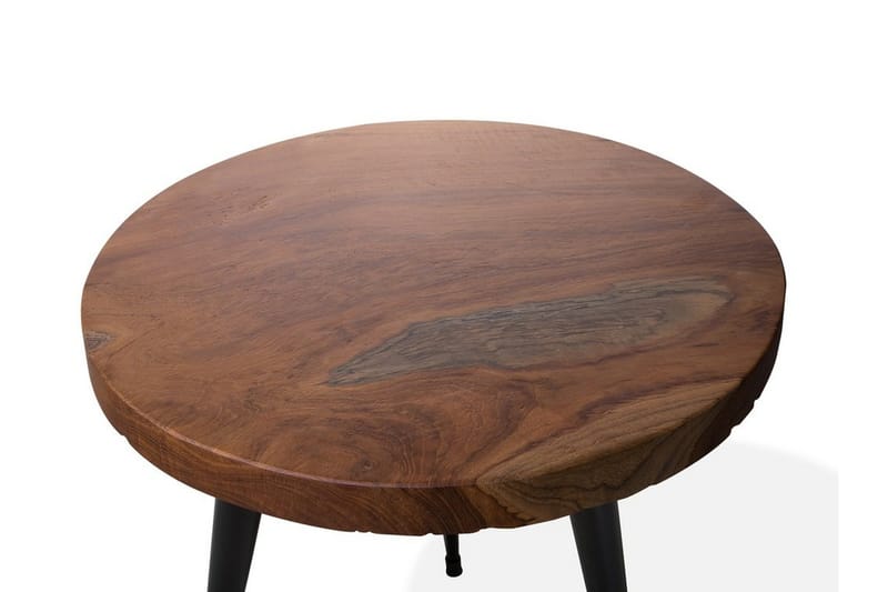 Detah 45 cm Runt Soffbord i Teak - Brun - Möbler - Bord & matgrupper - Soffbord