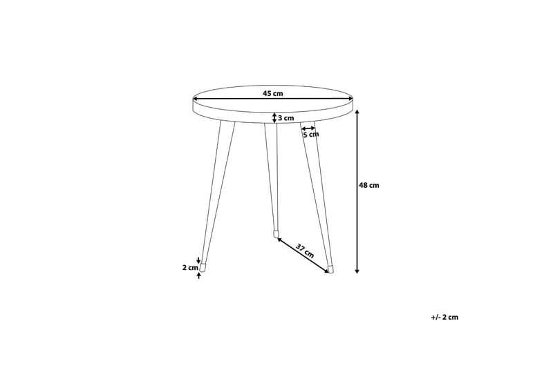 Detah Soffbord 45 cm - Trä/Natur - Möbler - Bord & matgrupper - Soffbord