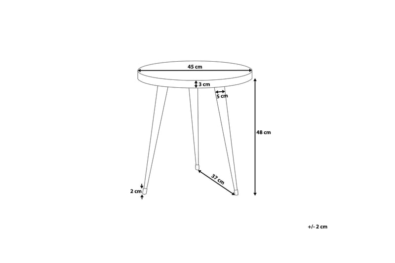 Detah Soffbord 45 cm - Trä/Natur - Möbler - Bord & matgrupper - Soffbord