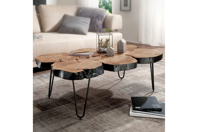Diglake Soffbord 115 cm - Akacia/Svart - Möbler - Bord & matgrupper - Soffbord