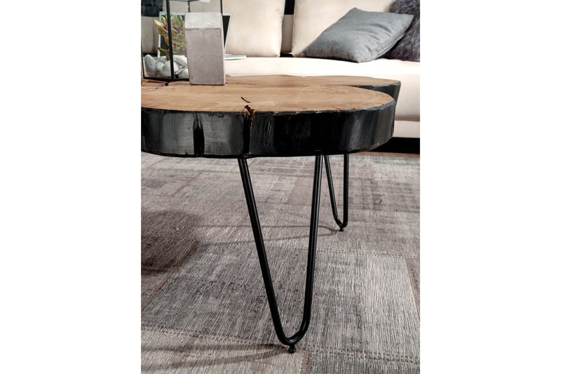 Diglake Soffbord 115 cm - Akacia/Svart - Möbler - Bord & matgrupper - Soffbord