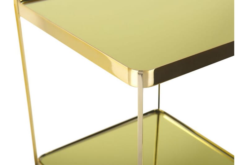 Dinari Soffbord 41 cm - Glas/Guld - Möbler - Bord & matgrupper - Soffbord