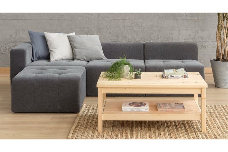 Diwander Soffbord 110x50x110 cm - Brun - Möbler - Bord & matgrupper - Soffbord