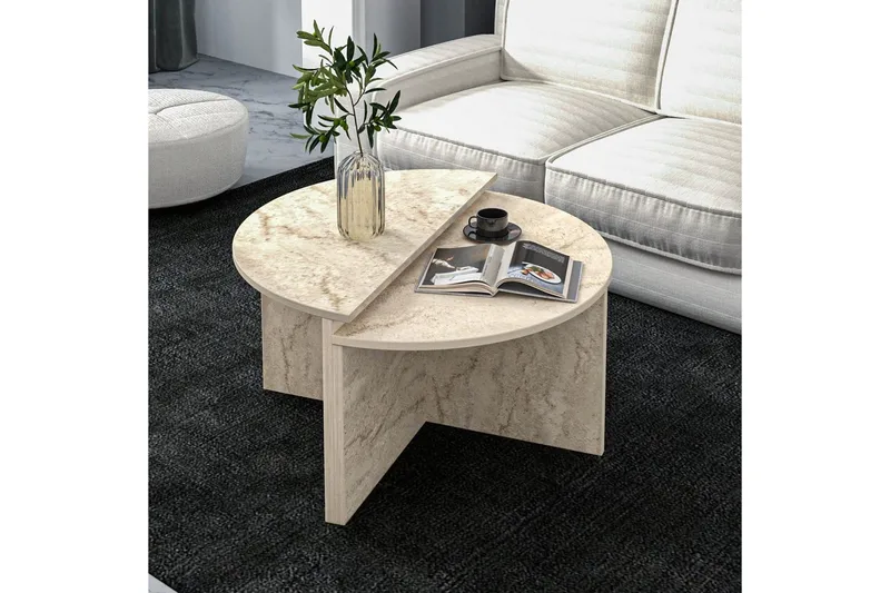 Soffbord Dolcer Travertin - Travertin - Möbler - Bord & matgrupper - Soffbord