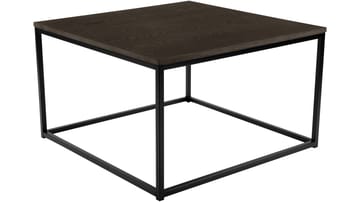Soffbord Dover 80x80 cm - Mörkbrun ekfaner - Möbler - Bord & matgrupper - Soffbord