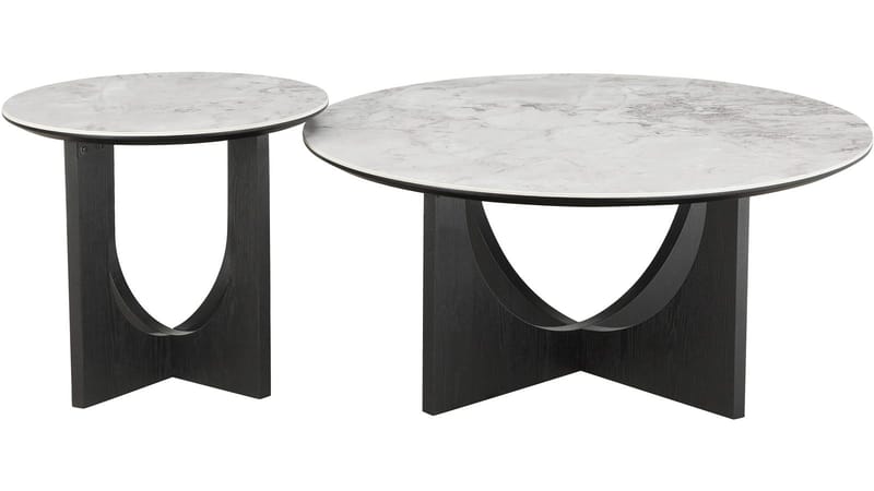 Soffbord Drivor 90 cm - Svartlackad askfaner - Möbler - Bord & matgrupper - Soffbord