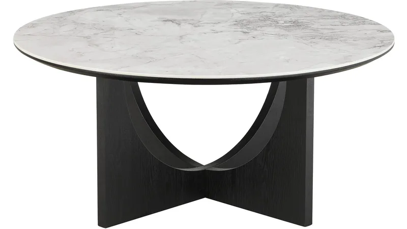 Soffbord Drivor 90 cm - Svartlackad askfaner - Möbler - Bord & matgrupper - Soffbord