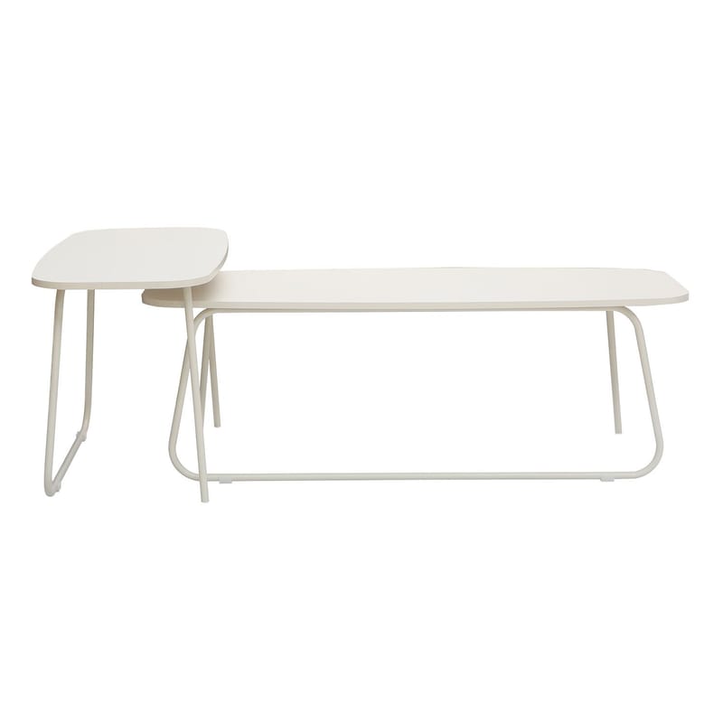 Soffbord Duo 2 st 120x48x40 cm 75x40xh48 cm - ljust trä/beige - Möbler - Bord & matgrupper - Soffbord