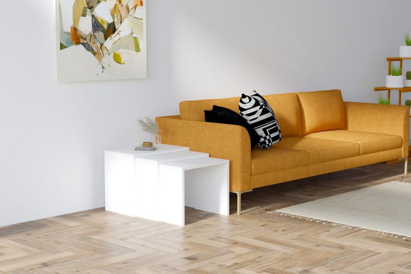 Ellinga Satsbord 50x40x50 cm - Vit - Möbler - Bord & matgrupper - Soffbord