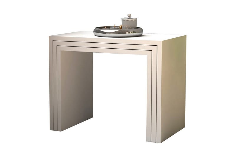 Ellinga Satsbord 50x40x50 cm - Vit - Möbler - Bord & matgrupper - Soffbord