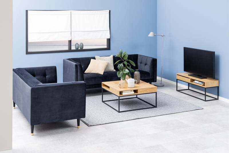 Elmorral Soffbord 80x80 cm - Natural - Möbler - Bord & matgrupper - Soffbord