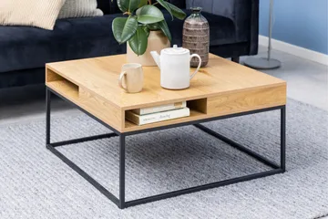 Elmorral Soffbord 80x80 cm - Natural - Möbler - Bord & matgrupper - Soffbord