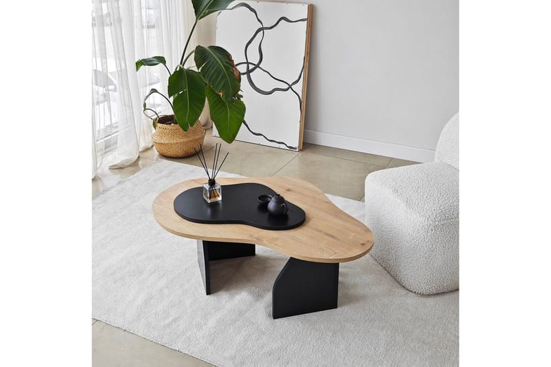 Soffbord Eloulgate Sudamalek / Svart - Sudamalek / Svart - Möbler - Bord & matgrupper - Soffbord