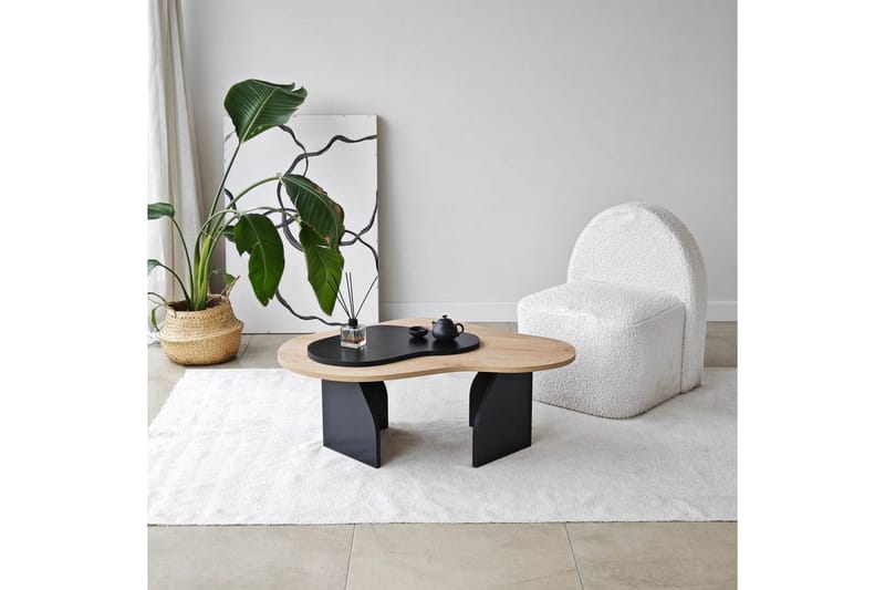 Soffbord Eloulgate Sudamalek / Svart - Sudamalek / Svart - Möbler - Bord & matgrupper - Soffbord