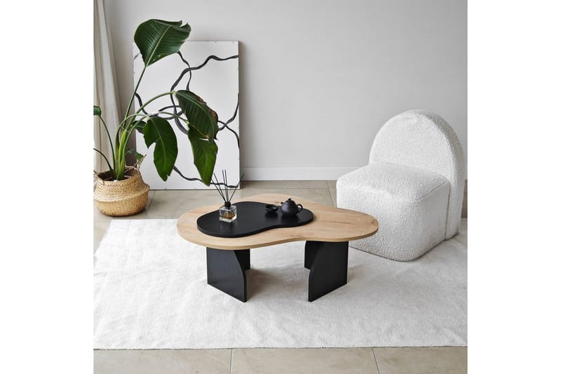 Soffbord Eloulgate Sudamalek / Svart - Sudamalek / Svart - Möbler - Bord & matgrupper - Soffbord