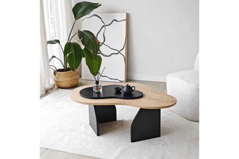 Soffbord Eloulgate Sudamalek / Svart - Sudamalek / Svart - Möbler - Bord & matgrupper - Soffbord
