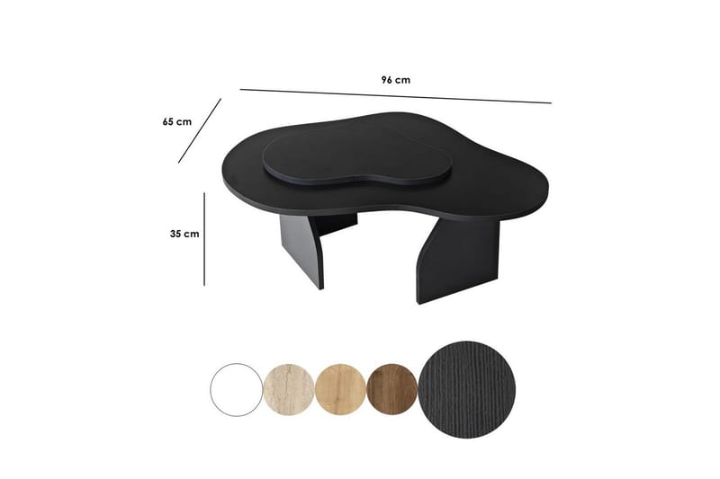 Soffbord Eloulgate Svart - Svart - Möbler - Bord & matgrupper - Soffbord