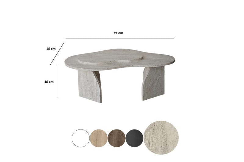 Soffbord Eloulgate Travertin - Travertin - Möbler - Bord & matgrupper - Soffbord