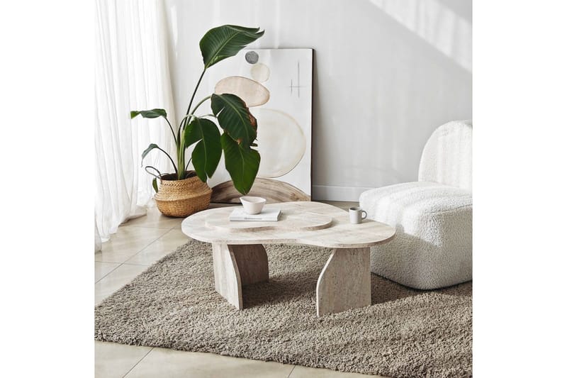 Soffbord Eloulgate Travertin - Travertin - Möbler - Bord & matgrupper - Soffbord