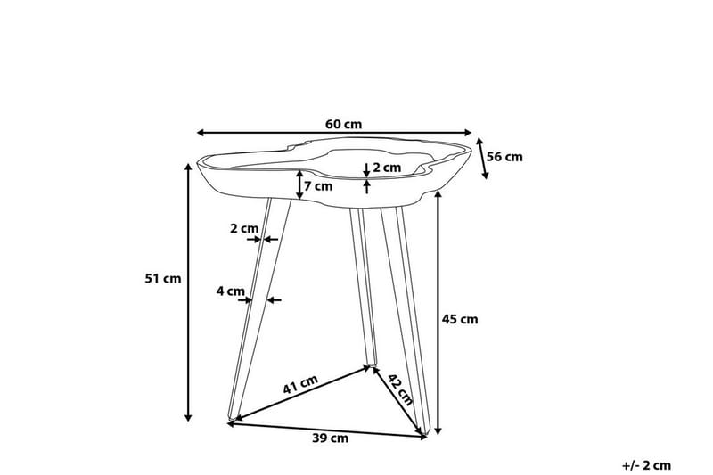 Elsa Soffbord 60 cm - Trä/Natur - Möbler - Bord & matgrupper - Soffbord