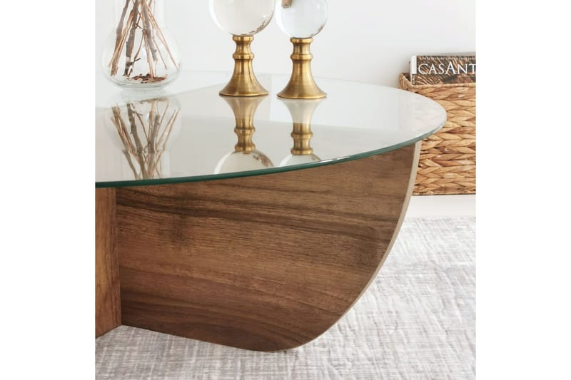 Erath Soffbord 90x30x90 cm Runt - Brun - Möbler - Bord & matgrupper - Soffbord