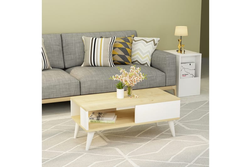 Ergene Soffbord 90x40x90 cm - Blå - Möbler - Bord & matgrupper - Soffbord