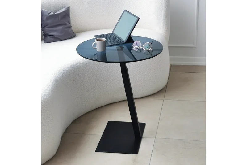 Essexa Soffbord 40x40x40 cm Runt - Svart - Möbler - Bord & matgrupper - Soffbord