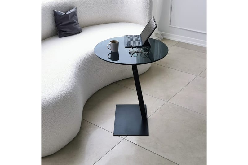 Essexa Soffbord 40x40x40 cm Runt - Svart - Möbler - Bord & matgrupper - Soffbord