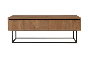 Estremoz Soffbord 120 cm med Förvaring Rum - Mörkbrun/Svart - Möbler - Bord & matgrupper - Soffbord