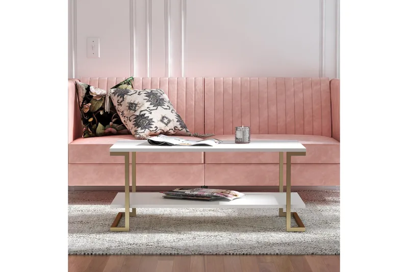 Evangelos Soffbord - Vit - Möbler - Bord & matgrupper - Soffbord