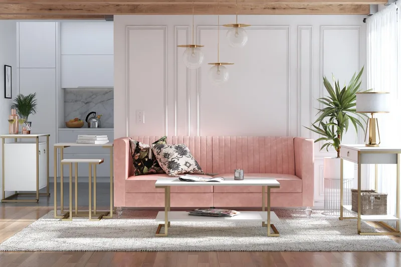 Evangelos Soffbord - Vit - Möbler - Bord & matgrupper - Soffbord