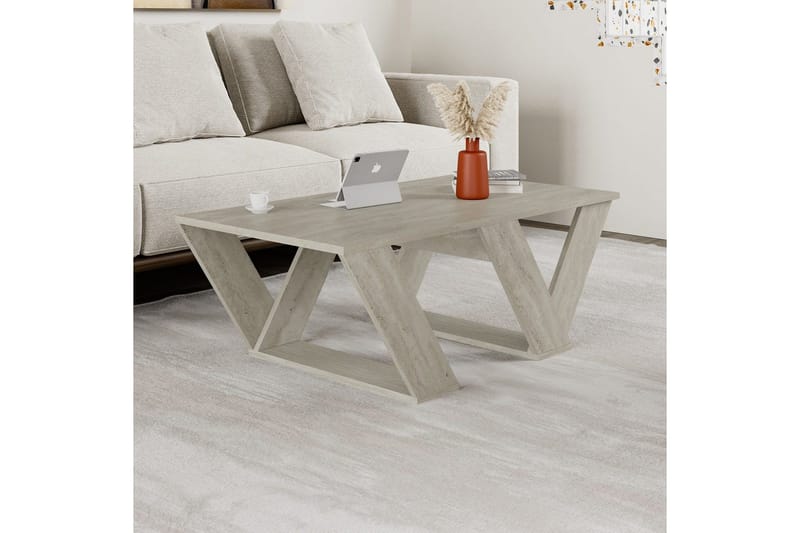 Soffbord Eviren Travertin - Travertin - Möbler - Bord & matgrupper - Soffbord