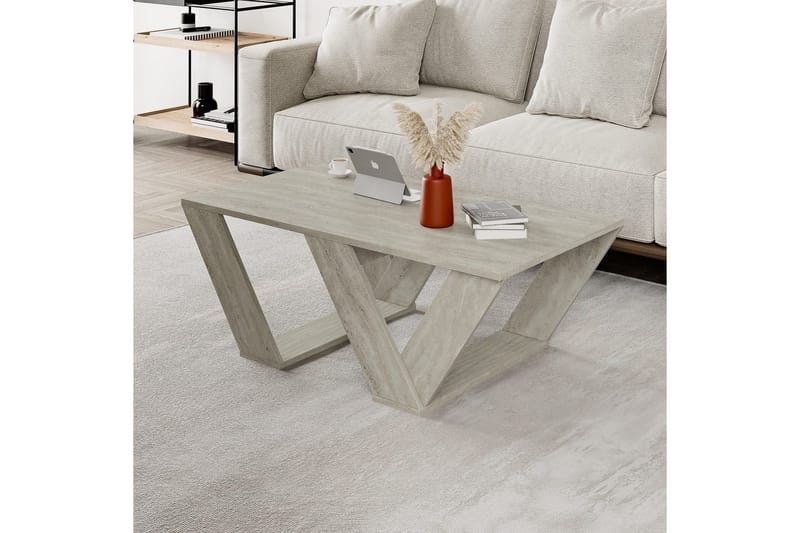 Soffbord Eviren Travertin - Travertin - Möbler - Bord & matgrupper - Soffbord