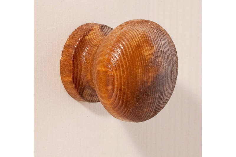 Evonne Soffbord 60 cm med Förvaring Låda + Hylla - Vit/Brun - Möbler - Bord & matgrupper - Soffbord