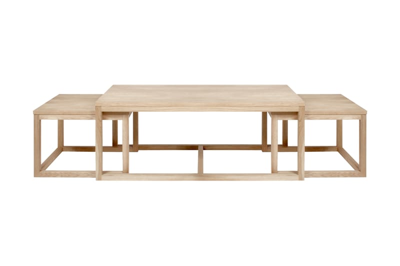 Fabian Soffbord 120 cm - Bok/Beige - Möbler - Bord & matgrupper - Soffbord