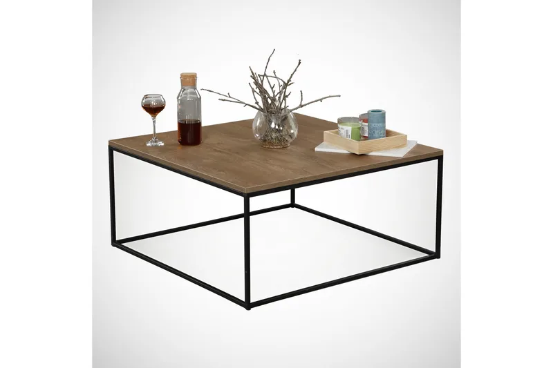 Falan Soffbord 75 cm - Brun Natur/Svart - Möbler - Bord & matgrupper - Soffbord