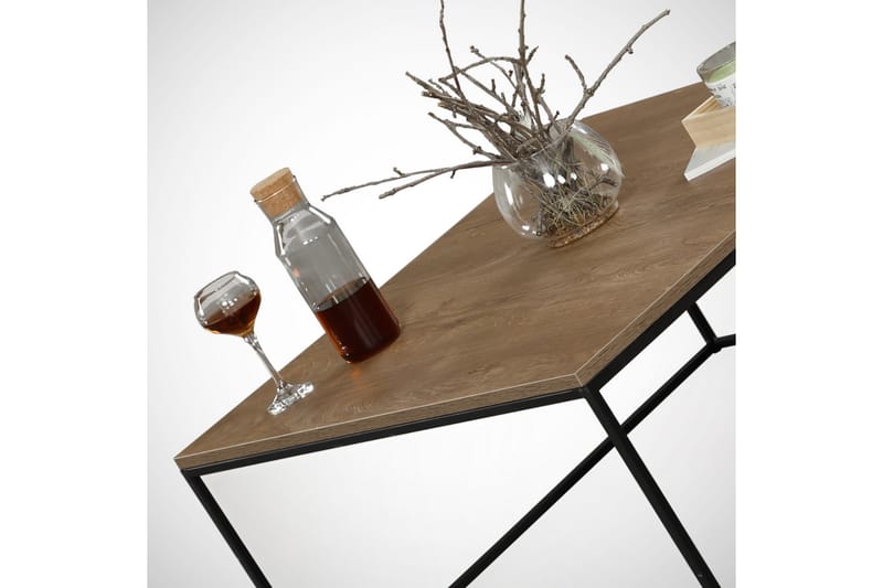 Falan Soffbord 75 cm - Brun Natur/Svart - Möbler - Bord & matgrupper - Soffbord