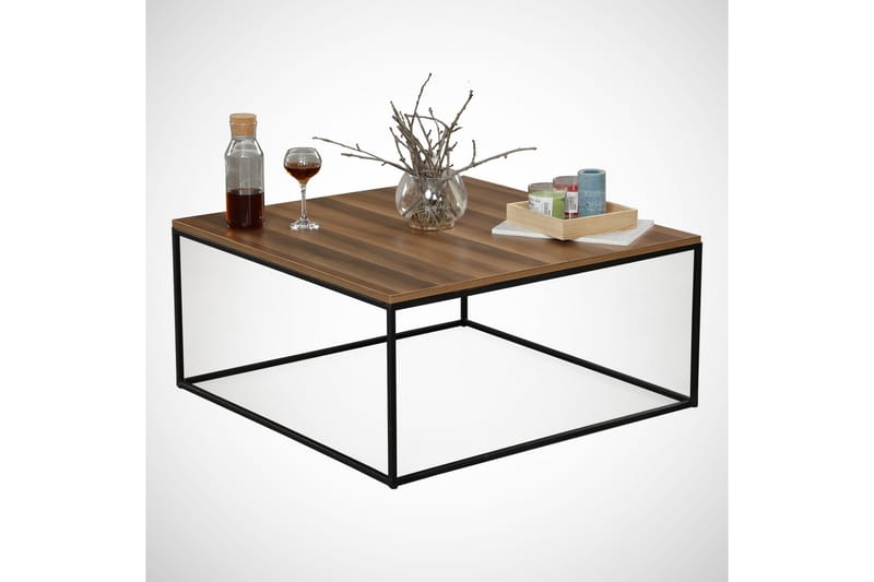 Falan Soffbord 75 cm - Valnötsbrun/Svart - Möbler - Bord & matgrupper - Soffbord