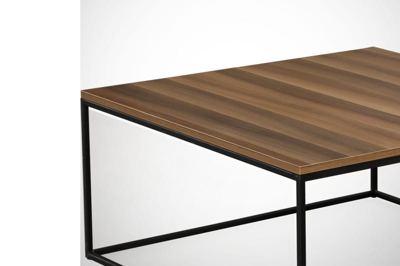 Falan Soffbord 75 cm - Valnötsbrun/Svart - Möbler - Bord & matgrupper - Soffbord