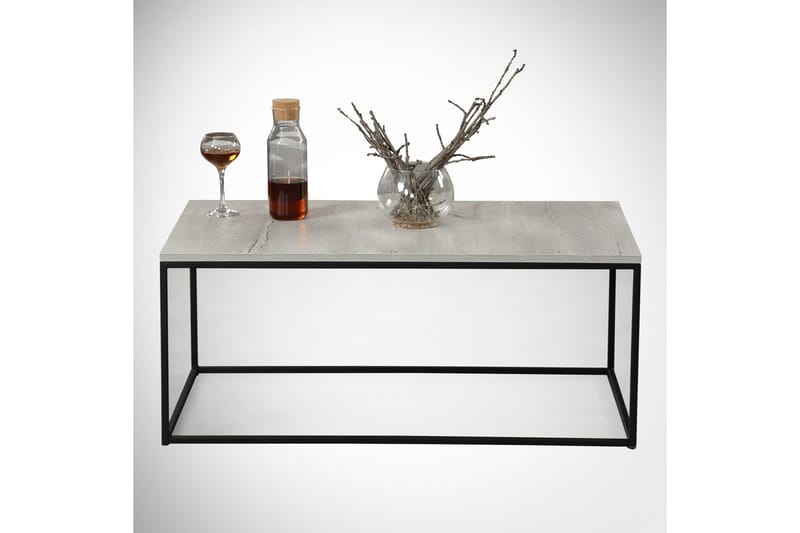 Falan Soffbord 95 cm - Grå/Marmor - Möbler - Bord & matgrupper - Soffbord