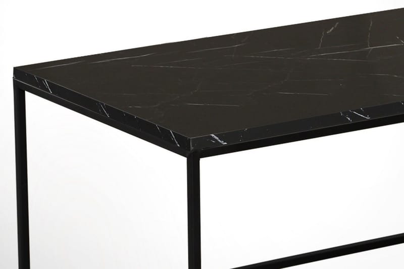 Falan Soffbord 95 cm Marmormönster - Svart - Möbler - Bord & matgrupper - Soffbord