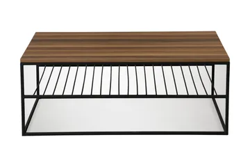 Falan Soffbord 95 cm med Hylla Ribbor