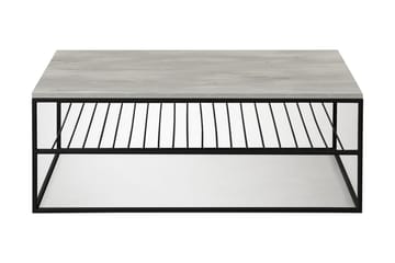 Falan Soffbord 95 cm med Hyllor Ribbor