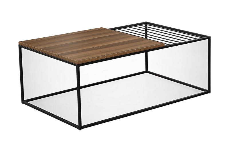 Falan Soffbord 95 cm Ribbor - Brun - Möbler - Bord & matgrupper - Soffbord