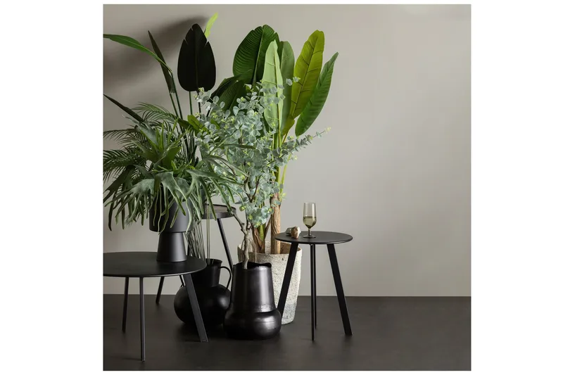 Fer Soffbord Runt 70 cm - Svart - Möbler - Bord & matgrupper - Soffbord