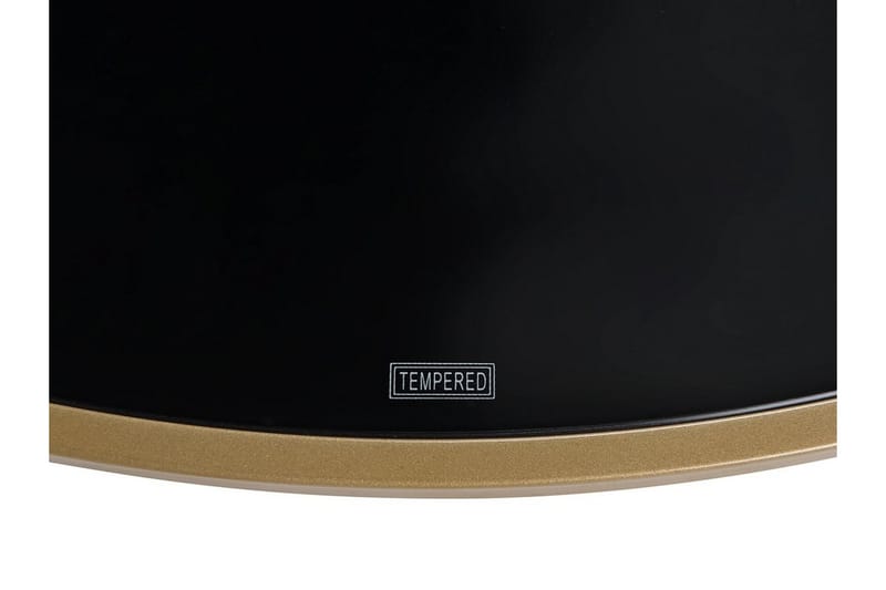 Florence Soffbord 88 cm - Svart/Glas - Möbler - Bord & matgrupper - Soffbord
