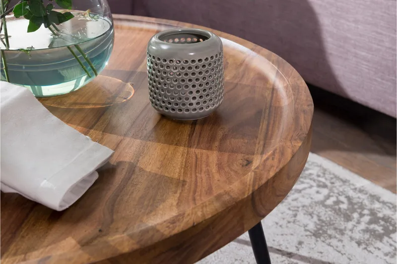 Forcell Soffbord 75 cm - Valnötsbrun - Möbler - Bord & matgrupper - Soffbord